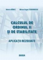 Calculul ordinul stabilitate Aplicatii rezolvate