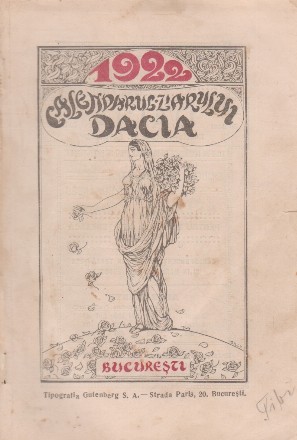 Calendarul ziarului Dacia (Editie 1922)