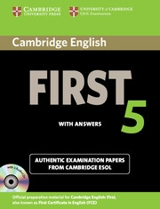 Cambridge English First 5 Self-study Pack (Students Book with answers and Audio CDs)