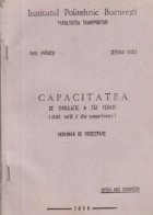 Capacitatea de circulatie a caii ferate (Statii, sectii si alte compartimente) - Indrumar de proiectare