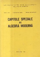 Capitole speciale algebra moderna Ion