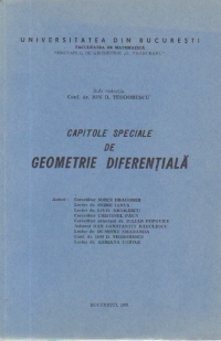 Capitole speciale de geometrie diferentiala