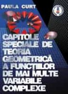 Capitole speciale teoria geometrica functiilor