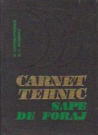 Carnet tehnic de sape de foraj