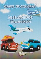 Carte colorat abtibilduri Mijloace transport