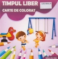 Carte de colorat cu abtibilduri. Timpul liber