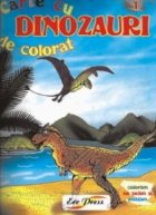 Carte de colorat cu Dinozauri - nr. 1