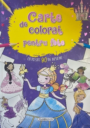 Carte de colorat pentru fete