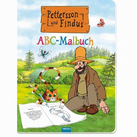 Carte de colorat Pettersson und Findus ABC-Malbuch