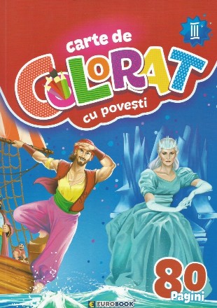 Carte de colorat cu poveşti