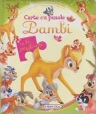 Carte cu puzzle BAMBI (cu 6 puzzle-uri)