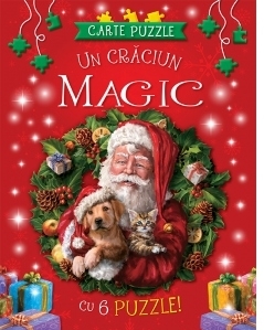 Carte puzzle. Un Craciun Magic cu 6 puzzle!