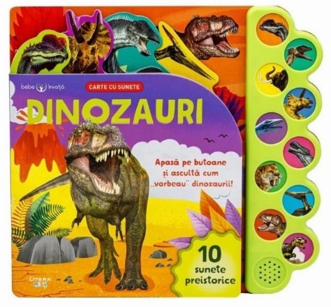 Carte cu sunete - Dinozauri