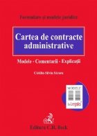 Cartea contracte administrative Modele Comentarii