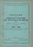 Catalog de preturi unitare pe articole de deviz pentru lucrari de reparatii la instalatii sanitare in sectorul