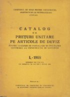 Catalog de preturi unitare de deviz pentru lucrari de instalatii de incalzire centrala la constructii de locui