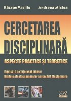 Cercetarea disciplinara Aspecte practice teoretice