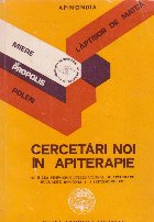 Cercetari noi in apiterapie - al II-lea simpozion international de apiterapie (Bucuresti, 2-7 septembrie 1976)