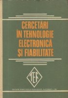 Cercetari tehnologie electronica fiabilitate