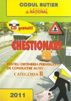 Chestionare pentru obtinerea permisului de conducere auto categoria B 2011 (contine CD pentru verificarea rasp