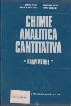 Chimie analitica cantitativa. Gravimetrie