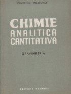 Chimie analitica cantitativa Gravimetrie (Editie