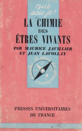 La Chimie Des Etres Vivants