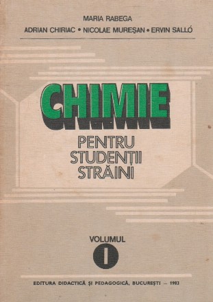 Chimie pentru studentii straini