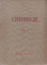 Chirurgie, Volumul al V - lea