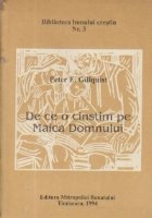 cinstim Maica Domnului (Biblioteca bunului