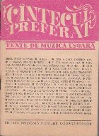 Cintecul preferat - Texte de muzica usoara