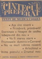 Cintecul preferat - Texte de muzica usoara, Supliment (Asa sint tinerii...)