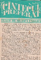 Cintecul preferat - Texte de muzica usoara (De-acuma, nu te-oi mai vedea!)