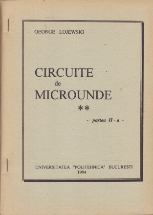 Circuite de Microunde, Volumul al II-lea, Partea a II-a