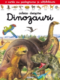 Citesc despre Dinozauri - o carte cu pictograme si abtibilduri