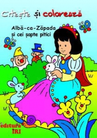 Citeste si coloreaza - Alba ca Zapada si cei sapte pitici