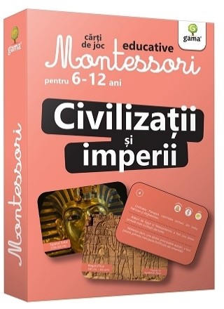 Civilizatii si imperii. Carti de joc educative Montessori 6-12 ani