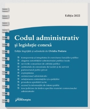 Codul administrativ şi legislaţie conexă