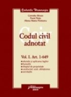 Codul civil adnotat Vol Art