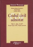Codul civil adnotat Volumul Articolul