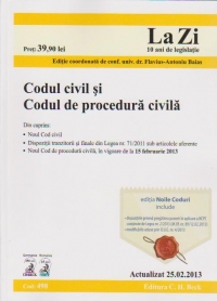 Codul civil si Codul de procedura civila (actualizata la data de 25.02.2013). Cod 498