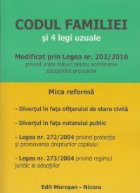 Codul familiei si 4 legi uzuale