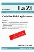 Codul familiei si legile conexe (actualizat la 10.09.2009). Cod 364