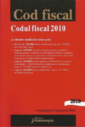 Codul fiscal 2010