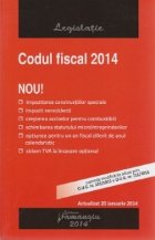 Codul fiscal 2014. Actualizat 20 ianuarie 2014