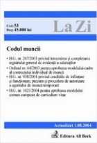 Codul muncii (actualizat la 01.08.2004)