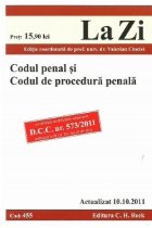 Codul penal si Codul de procedura penala (actualizat la 10.10.2011). Cod 455