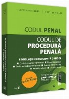 Codul penal si Codul de procedura penala: septembrie 2021. Editie tiparita pe hartie alba NOI MODIFICARI: Legi