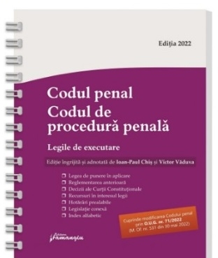 Codul penal,Codul de procedură penală : Legile de executare