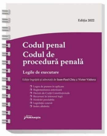 Codul penal,Codul de procedură penală : Legile de executare